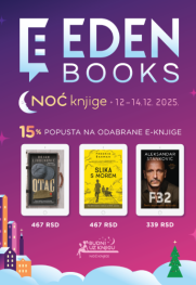 Eden Books u akciji „Noć knjige“ Najpopularniji naslovi na sniženju