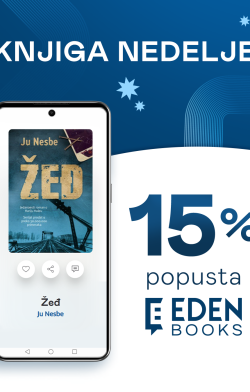 Knjiga nedelje na Eden Books  –  „Žeđ“ 15% popusta od 16. do 23. septembra 2026. 