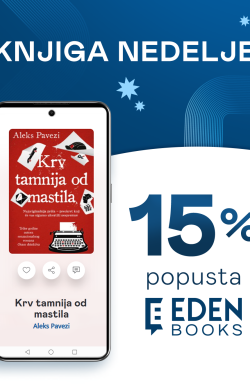 Knjiga nedelje na Eden Books – „Krv tamnija od mastila“ 15% popusta od 27. jula do 02.avgusta