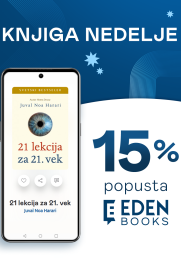 Knjiga nedelje na Eden Books  –  „21 lekcija za 21. vek“ 15% popusta od 1. do 8. septembra