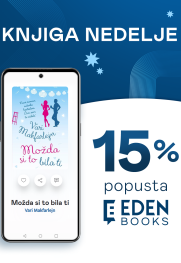 Knjiga nedelje na Eden Books  –  „Možda si to bila ti“ 15% popusta od 17. do 23. avgusta 2026. 